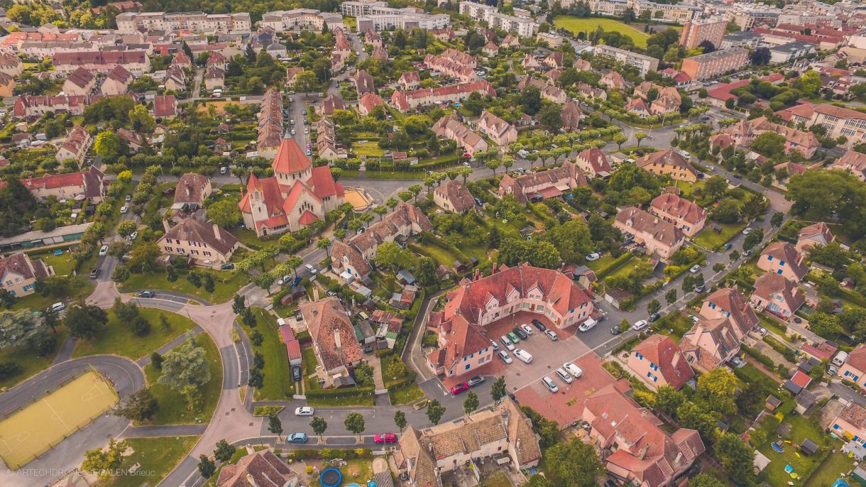 reims vue de haut